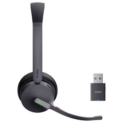 Yealink Yealink Headset WH64 Hybrid Dual UC Micro-casque supra-auriculaire sans fil Stereo noir Suppression du bruit du -1