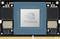 Une carte graphique NVIDIA avec une puce visible et des connecteurs, l'unité de traitement centrale étant encadrée en bleu.