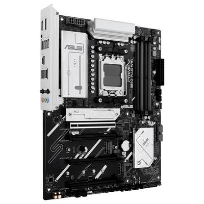 Carte mère d'ordinateur avec plusieurs emplacements et connecteurs, étiquetée 'ASUS PRIME B660-PLUS D4', conçue pour le gaming et les PC haute performance.