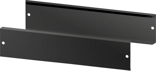 Rittal 2830061 Cache de socle AX, avant/arrière, H : 100 mm, pour B : 600 mm enjoliveur, panneau, diaphragme, obturateur Tôle d'acier noir (RAL 9005) 2 pc(s)