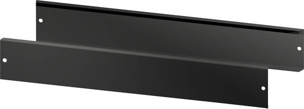Rittal 2830081 Cache de socle AX, avant/arrière, H : 100 mm, pour B : 800 mm enjoliveur, panneau, diaphragme, obturateur Tôle d'acier noir (RAL 9005) 2 pc(s)