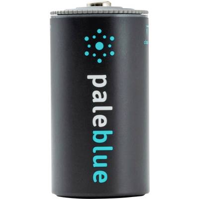 Une batterie rechargeable de la marque 'pale blue' avec un boîtier gris et un logo bleu clair, adaptée aux appareils électroniques.