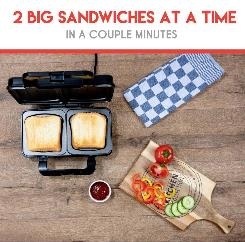 Deux sandwichs copieux en quelques minutes
