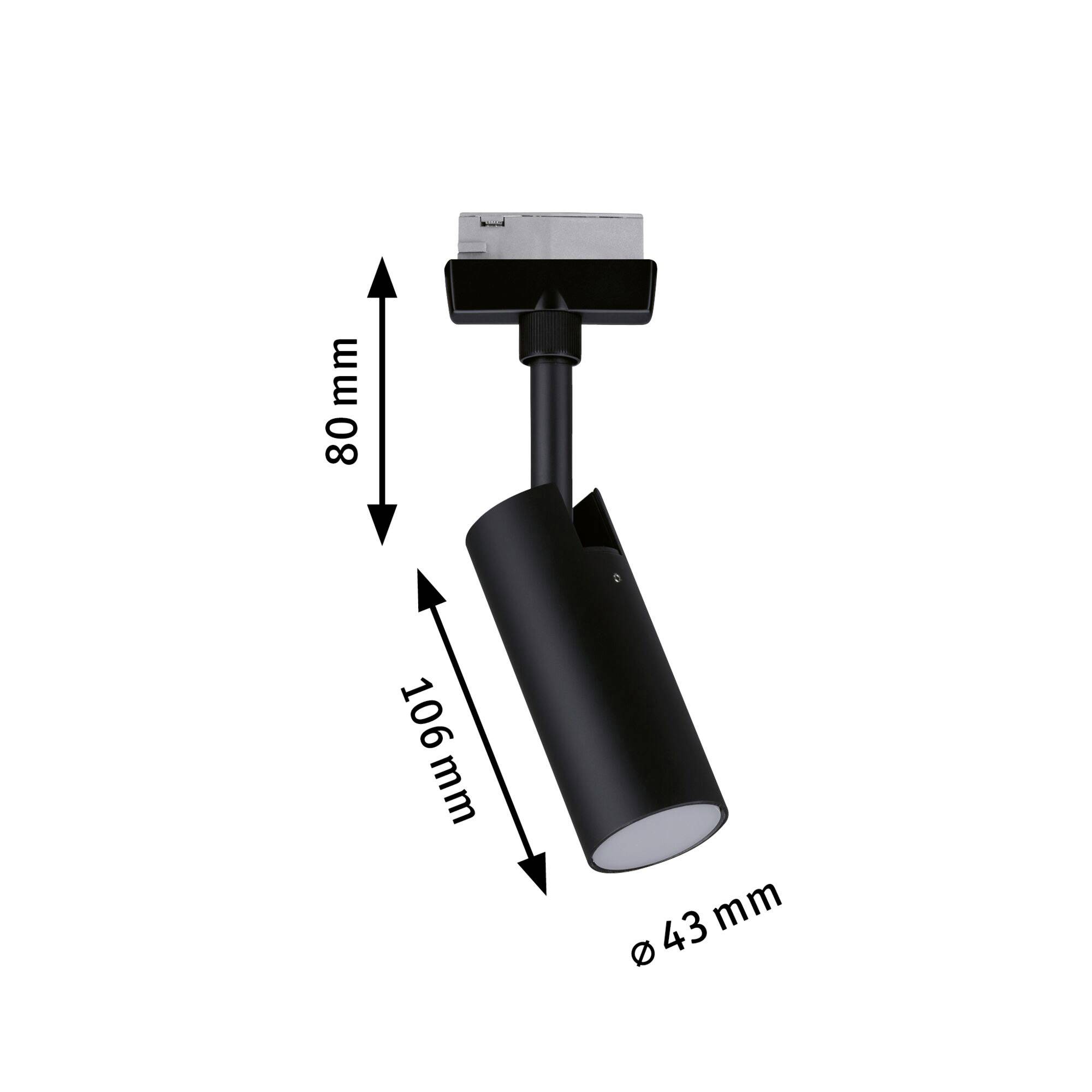 Paulmann 41304 Système d'éclairage sur rail HT URail LED 9 W LED noir (mat)-14
