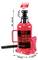 Cric hydraulique rouge avec levier et capacité de levage maximale de 20 t.