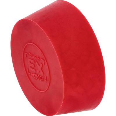 Pièce de caoutchouc rouge et ronde portant l'inscription 'Rubb EX by KStools'. Principalement destinée à des applications liées aux outils ou à des cas de protection.