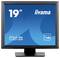 Moniteur portant l'inscription '19" iiyama ProLite T1931SR'. L'écran affiche un symbole de fonctionnalité tactile.