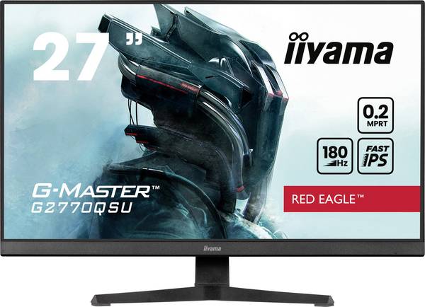 iiyama G-MASTER G2770QSU-B6, 68,6 cm (27"), 2560 x 1440 pixels, Wide Quad HD, LED, 0,2 ms, Noir