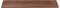 Planche à découper rectangulaire en bois brun foncé à surface lisse.