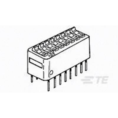 Un composant électronique à broches multiples destiné à être fixé sur un circuit imprimé, pouvant être un composant ou un commutateur.