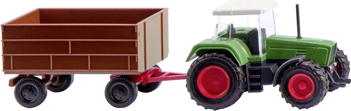 Wiking 096004 N Modèle réduit de véhicule agricole Fendt Favori avec remorque