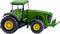 Un tracteur-jouet vert avec des roues jaunes et l'inscription 'John Deere 8530' sur le côté.