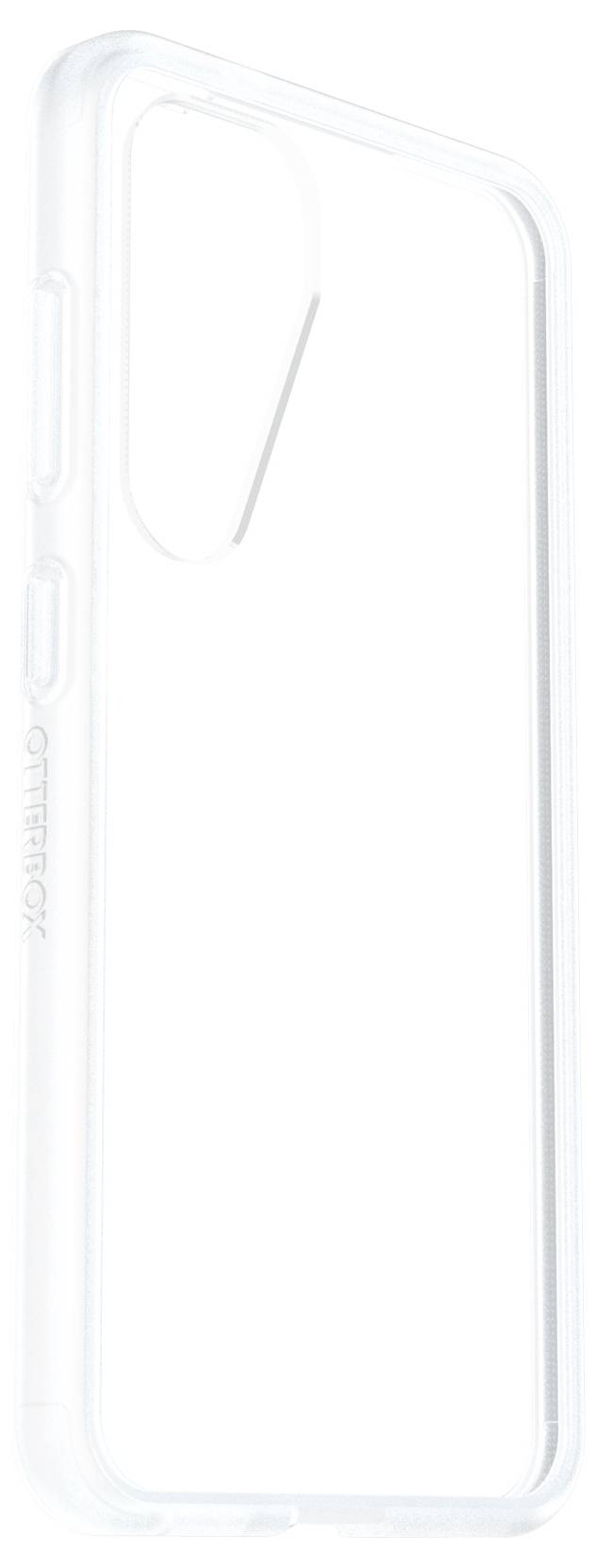 Coque de téléphone transparente au design épuré, offrant une protection pour les appareils mobiles.