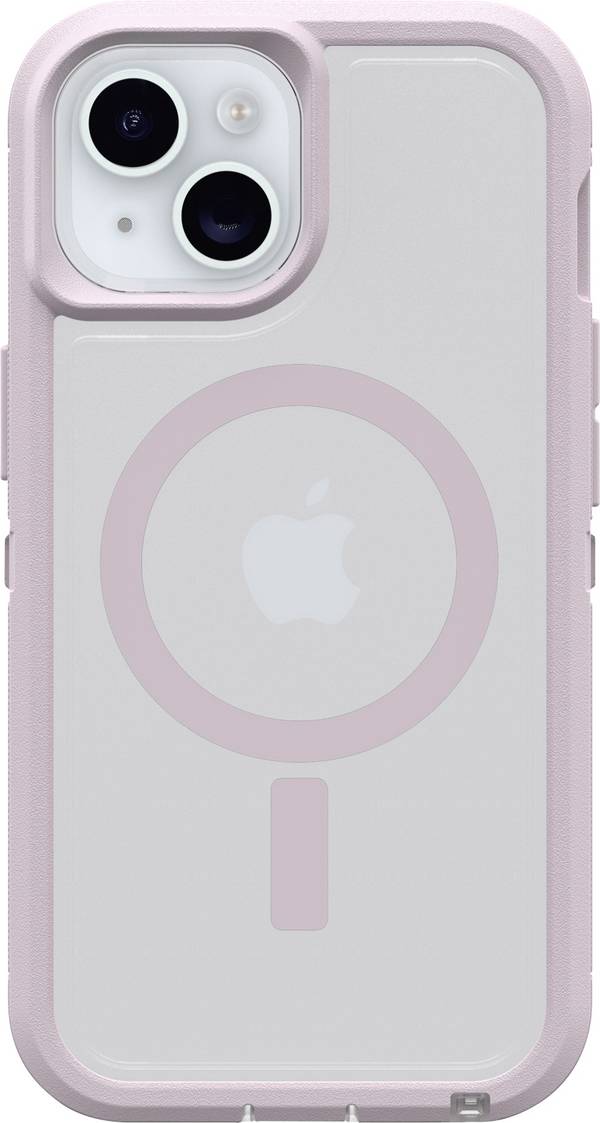 Otterbox Defender Series XT Coque arrière Apple iPhone 17e, iPhone 16e, iPhone 15, iPhone 14, iPhone 13 transparent, lilas chargement par induction, compatible avec MagSafe 77-98198