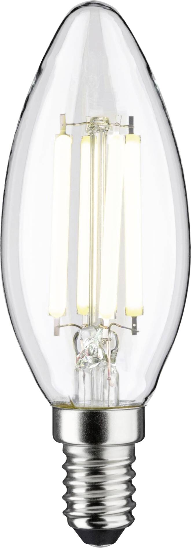 Paulmann 29203 LED CEE A (A - G) E14 forme de flamme 4 W blanc neutre (Ø x H) 35 mm x 101 mm 1 pc(s)