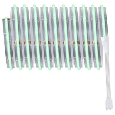 Rôle d'un ruban lumineux LED vert avec un câble d'alimentation à son extrémité, enroulé en boucles régulières.