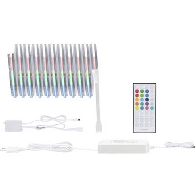 'Ensemble d'éclairage LED avec 10 barres changeant de couleur, télécommande et câbles. Pour un éclairage décoratif.'
