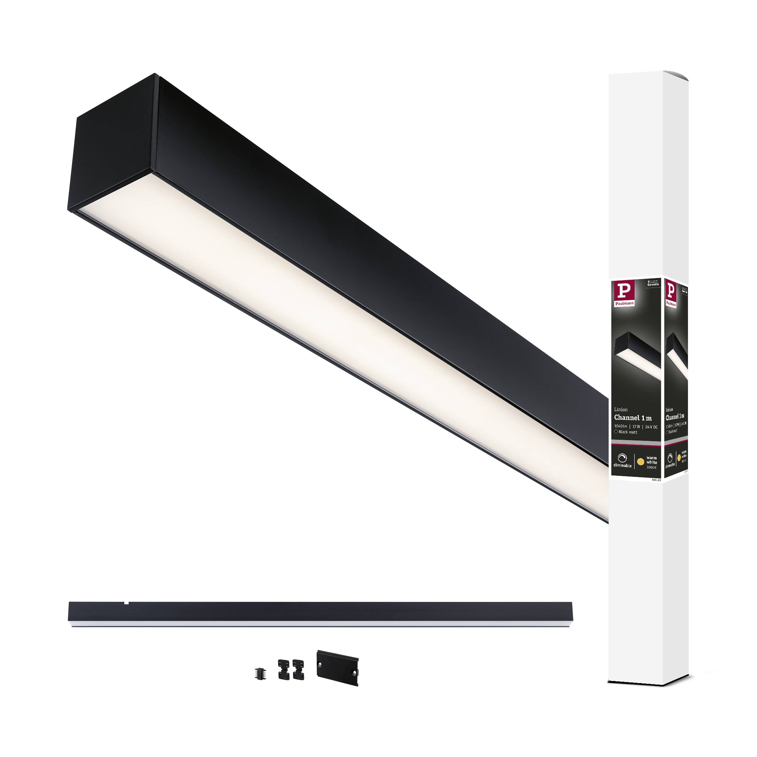 Paulmann 98168 Linion Plafonnier LED LED 17 W noir-18