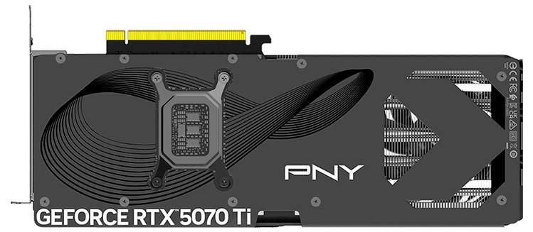 PNY Carte graphique Nvidia RTX 5070 Ti RTX™ 5070 Ti Overclocked Triple Fan GPU 16 GB GDDR7 RAM PCIe x16 PCIe 5.0 x16-5