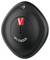 Dispositif de localisation noir, ovale, portant l'inscription 'My Finder' et un logo rouge en haut.