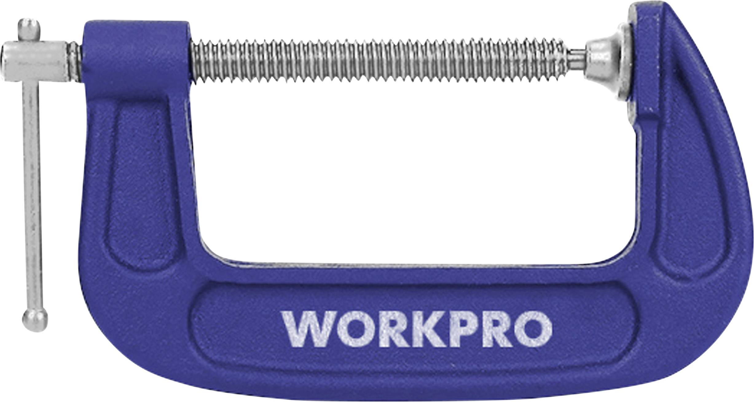 WorkPro WP232019 Serrage rapide Envergure max.:100 mm Longueur: 210 mm Mesures d'empattement:100 mm