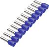 Cimco 187504 Embout simple d'extrémité de câble 2.5 mm² partiellement isolé bleu 400 pc(s)