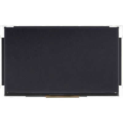Un téléviseur ou un écran éteint affiche une surface noire vide, sans détails ni contenus visibles.