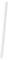Stylo numérique blanc au design élégant, doté d'un bouton latéral et d'une pointe arrondie, adapté aux écrans tactiles et tablettes.