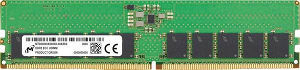 Crucial MTC10C1084S1EC56BR Module mémoire pour PC   DDR5 16 GB 1 x 16 GB ECC 5600 MHz DIMM 288 broches CL46 46-45-45 MTC10C1084S1EC56BR