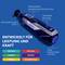 Un outil multifonction bleu avec une poignée ergonomique, une durée de vie du moteur prolongée et une longue autonomie. Texte : 'Développé pour la performance et la puissance'.