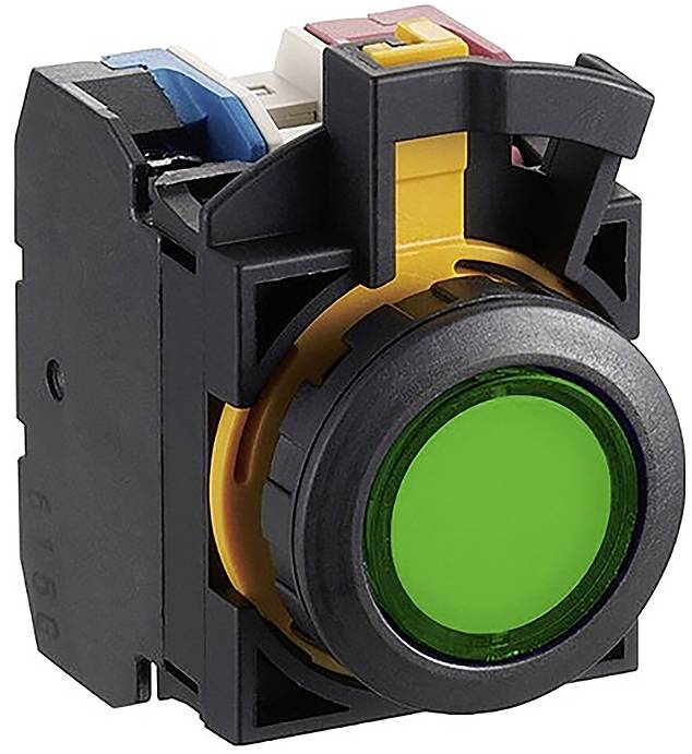 Idec CW1L-M1E10QM4G CW Series Bouton-poussoir 230 V 1 x Off/(On) à accrochage vert 1 pc(s)-0