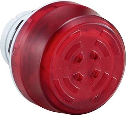 Idec HW1Z Series Élément ronfleur  avec buzzer blanc, rouge 12 V/DC, 24 V/DC 1 pc(s) Piece
