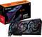 Carte graphique AORUS Radeon RX 7900 XT Elite, ventilateurs noirs avec éclairage RVB, emballage visible en arrière-plan, logo AMD apparent.