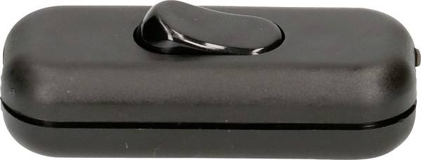 Max Hauri  Interrupteur pour câble souple   noir  2 A   1 pc(s)
