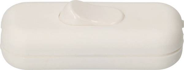 Max Hauri  Interrupteur pour câble souple   blanc  2 A   1 pc(s)