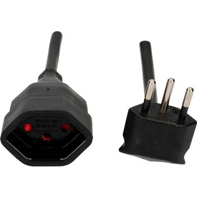Deux fiches de câble réseau noires, l'une avec un connecteur hexagonal et l'autre avec des broches métalliques rondes.
