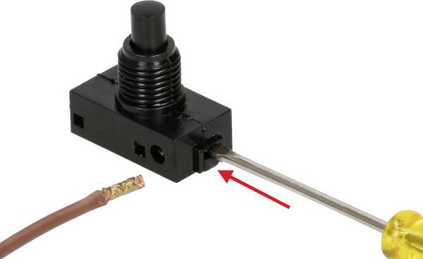 Max Hauri  Interrupteur à pédale  blanc  2 A   1 pc(s)