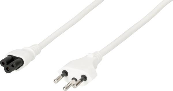 Max Hauri 162871 alimentation Cordon électrique  blanc 1.8 m