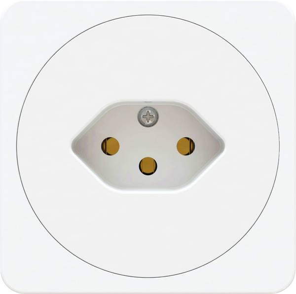 Max Hauri 170588 simple Prise IP20 blanc (brillant)