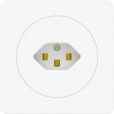 Max Hauri 170600 simple Prise   IP20 blanc (brillant)