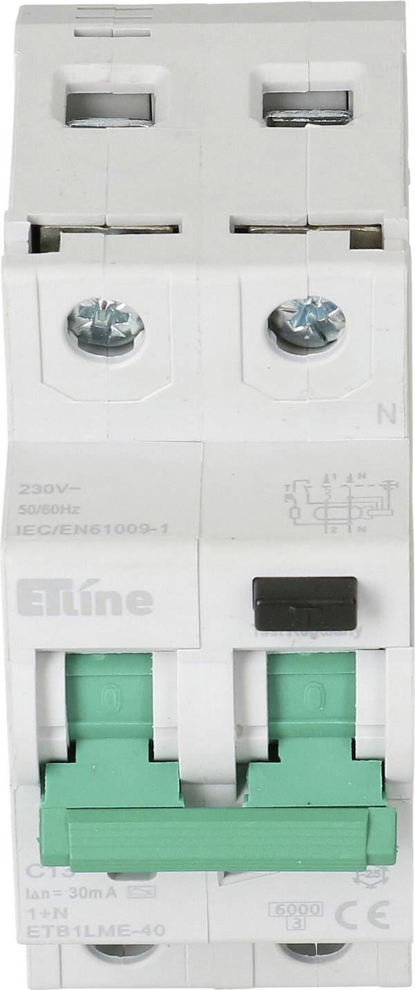 Max Hauri 173096 Interrupteur différentiel/Disjoncteur de protection    2 pôles 13 A  230 V