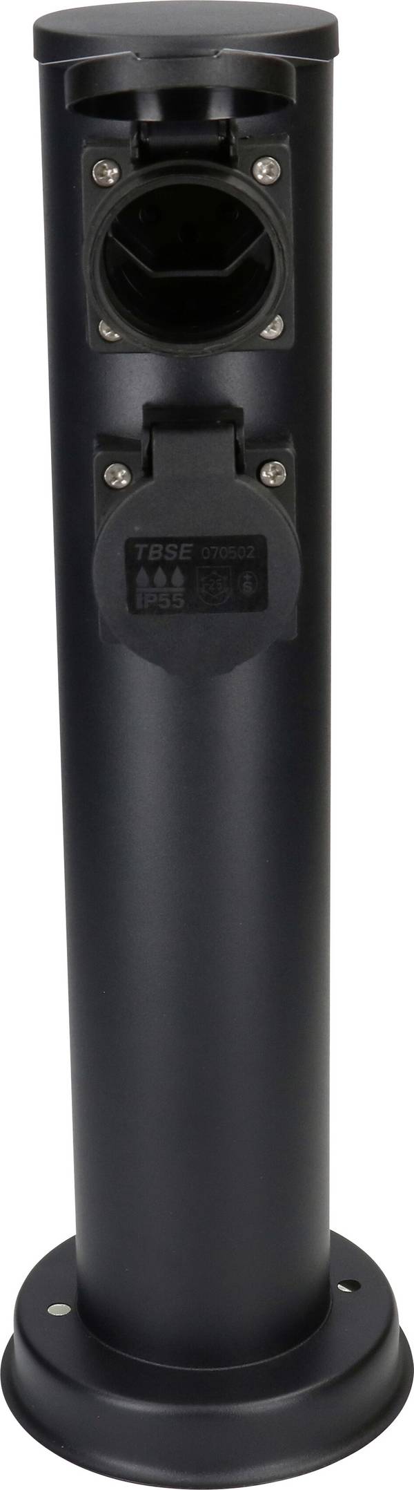 Max Hauri 173522 Borne de jardin à prises multiples   noir