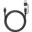 GP Câble USB USB 2.0 USB-C®, USB-A mâle 1.50 m noir GPCBCCBVBKUSB971