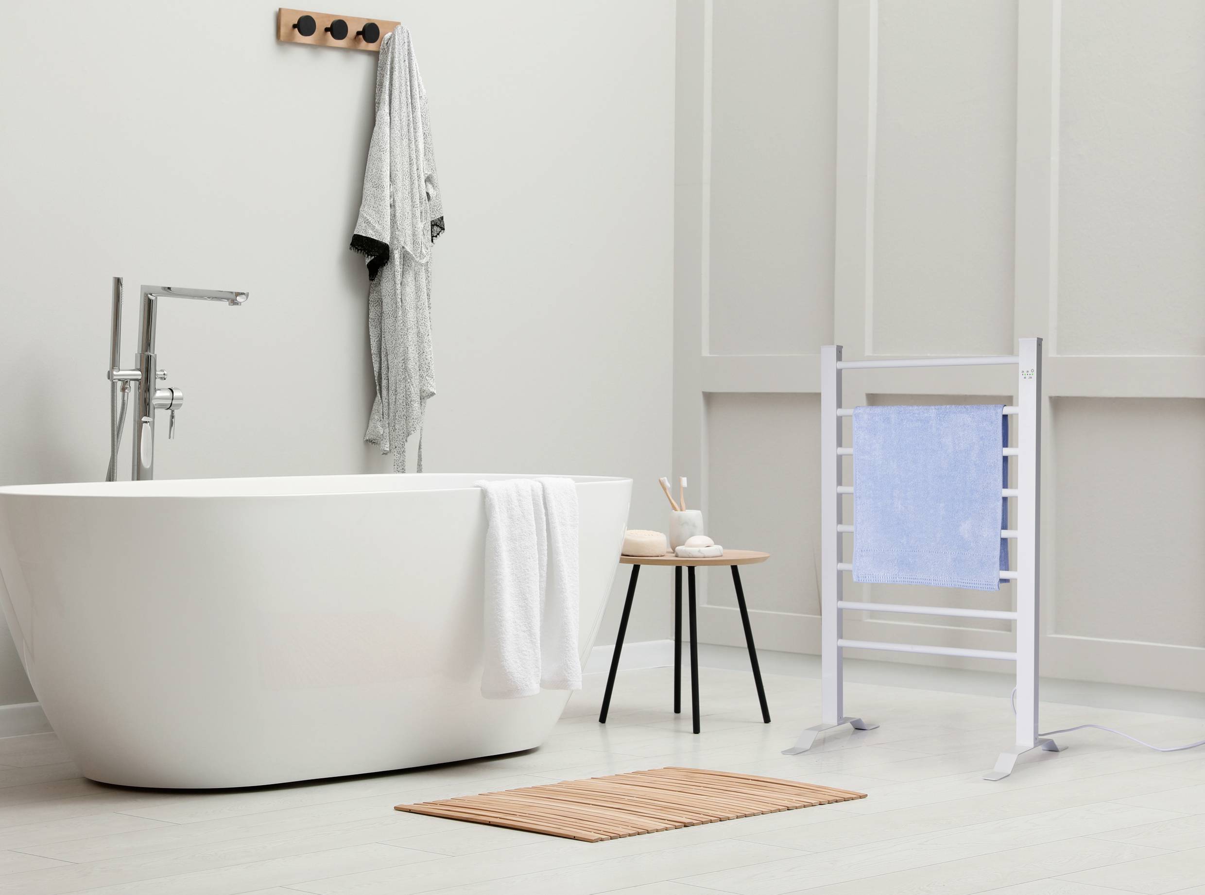 Sygonix Porte-serviettes debout, mural-6