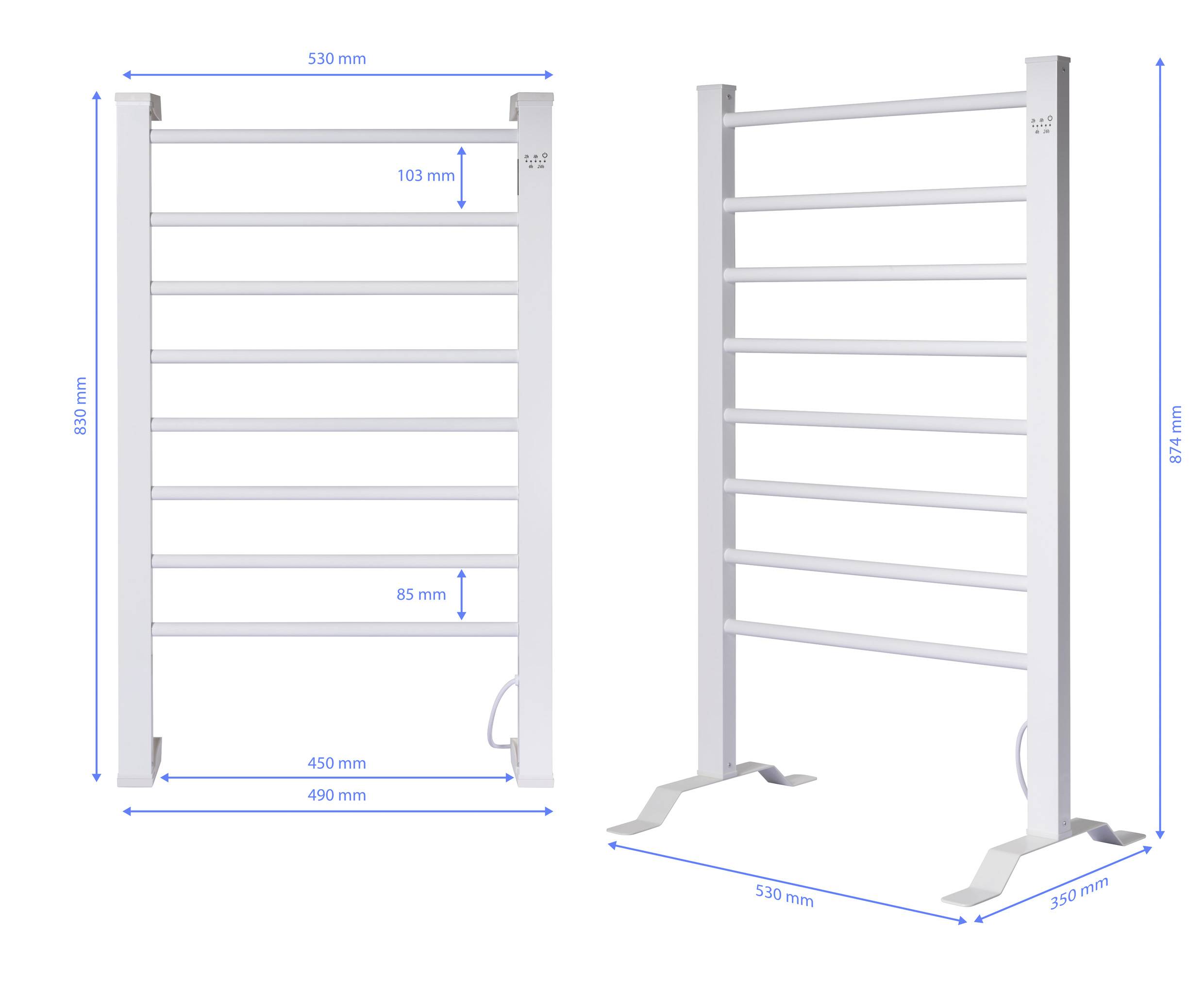 Sygonix Porte-serviettes debout, mural-8