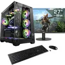 CSL Computer Ordinateur tout en un Gaming PC M12000H 68.6 cm (27 pouces) WQHD Intel® Core™ Ultra 7 265KF 5.5 GHz 32 GB R
