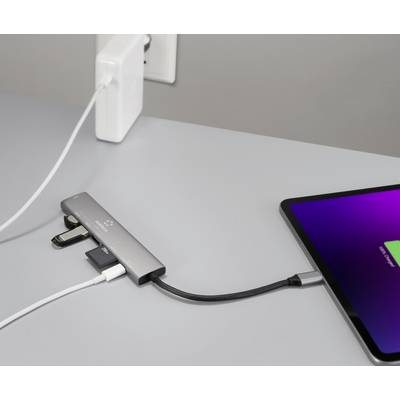 Renkforce Station d'accueil USB-C® RF-DKS-907 Convient pour les marques: universel alimentation USB-C®, lecteur de carte-3