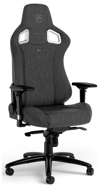 Une chaise de bureau ergonomique avec dossier haut, assise rembourrée et accoudoirs réglables, idéale pour de longues heures de travail au bureau.