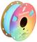 Bobine de filament pour imprimante 3D de Panchroma en Bleu Céleste. L'emballage présente des couleurs arc-en-ciel et le poids de 1 kg.