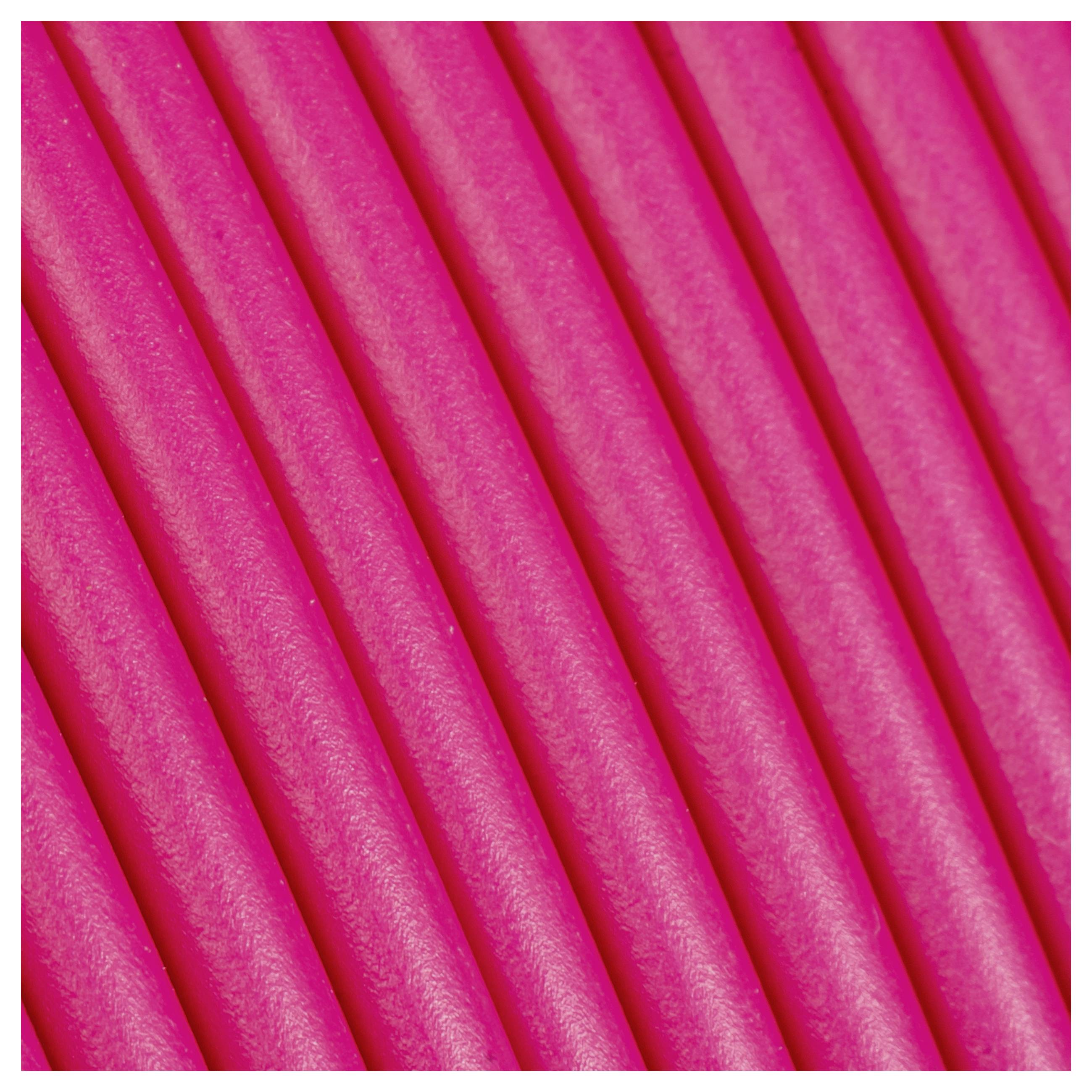Cercles en mousse rose, disposés de manière rapprochée, forment un motif géométrique. Arrière-plan avec texture.